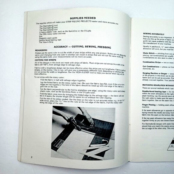 Vtg Strip Quilting Projects Kaye Wood PBS TV Series 12 Projects 48 Pages 1989 - Picture 5 of 10